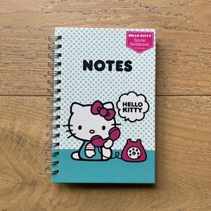 Hello Kitty Notes Notebook - Pink and Teal